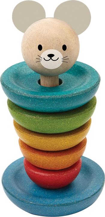 Produktbild Plantoys Ring-Sortierturm Maus