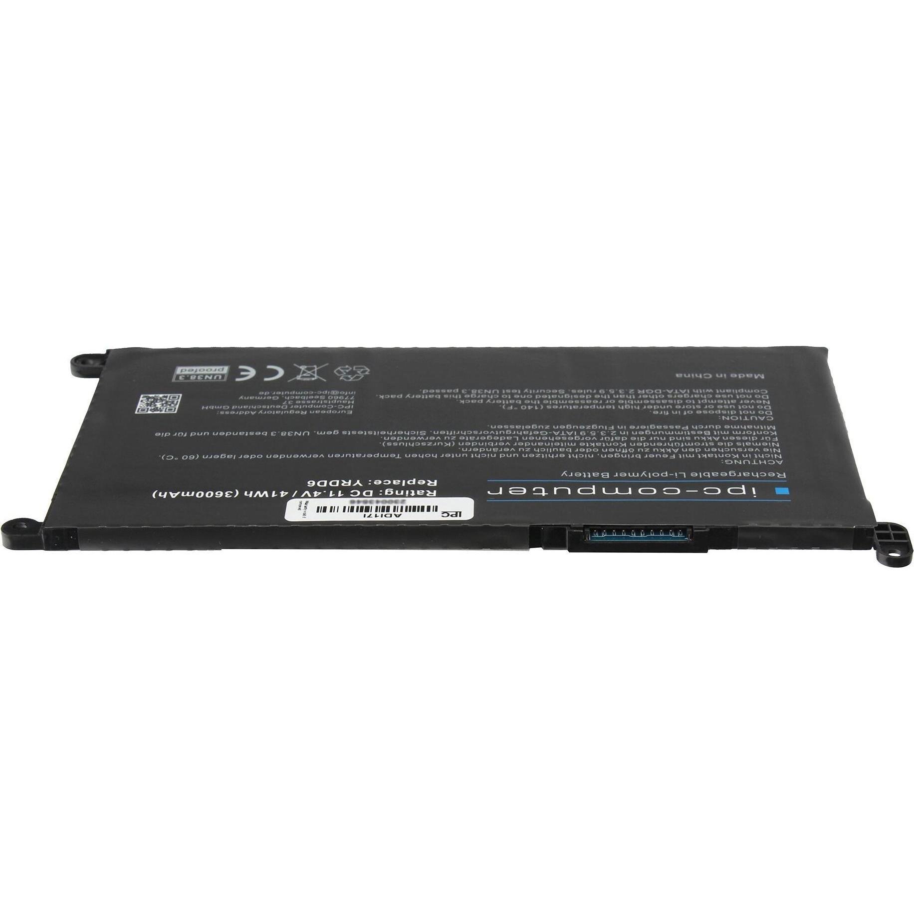 IPC 1VX1H (3 Zellen, 3600 mAh), Notebook Akku