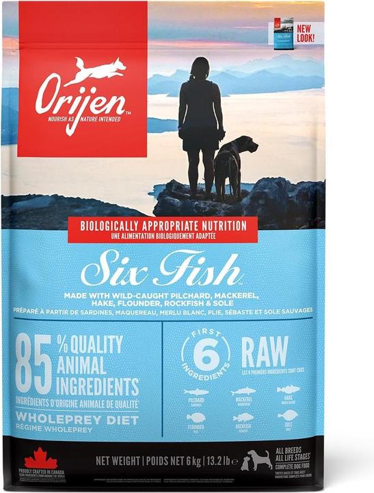 Actual product image Orijen 6-Fish (Adult, 1 pcs., 6000 g)