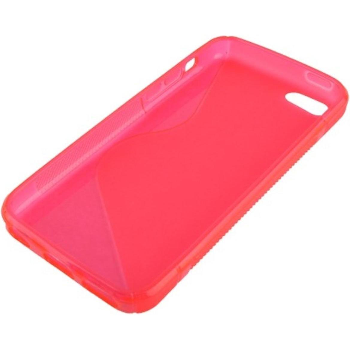 König Design Handyhülle TPU Case für Handy Apple iPhone 5C Pink (Apple iPhone 5c), Smartphone Hülle, Rosa