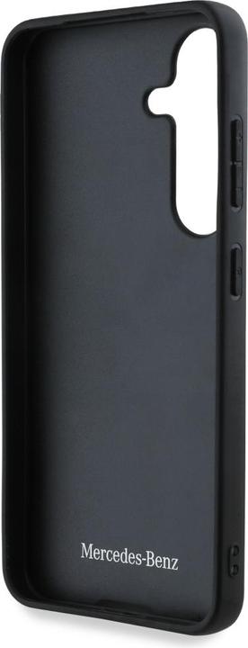 Immagine prodotto Mercedes Leather Curved Stitches Case for Samsung Galaxy S25 - Black (Samsung Galaxy S25)