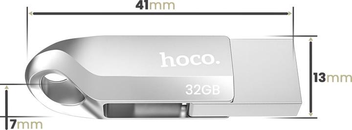 Productafbeelding Hoco Memory cards pendrive USB A + USB C UD8 32GB USB3.0 + USB C (32 GB, USB-A, USB-C)