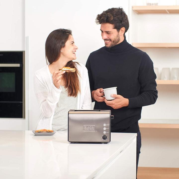 Actual product image Black & Decker & Decker BXTO900E Toaster 2 slice(s), stainless steel