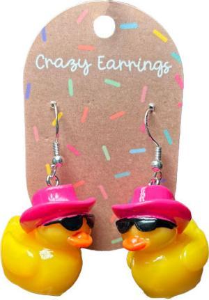 Immagine prodotto Trend Import Ohrringe “Badeente” - Crazy Earrings von Trendimport