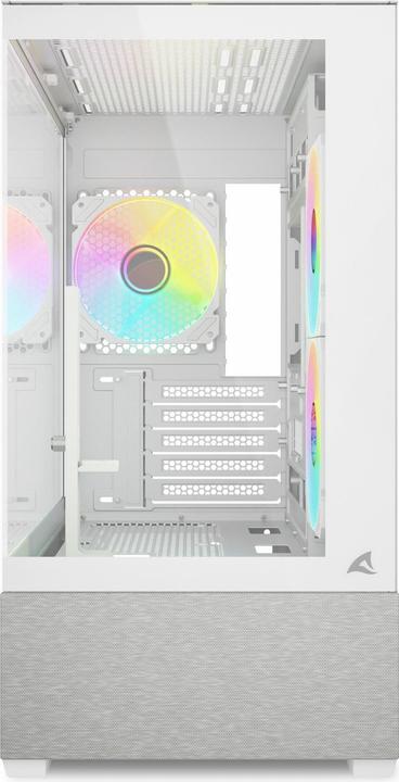 Produktbild Sharkoon MK7 ARGB White (weiss, Tempered Glass) (mATX, Mini-ITX)