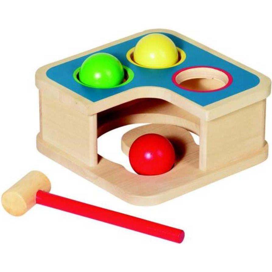 Goki Hammer-Holzbank mit Ball