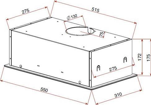 Immagine prodotto Teka GFG 2 Underbuilt ³/h (Sottostruttura cappuccio)