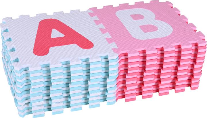 Image du produit Knorrtoys Puzzlematte - "Alphabet + Zahlen" pink-rosa (180 x 180 x 1 cm)