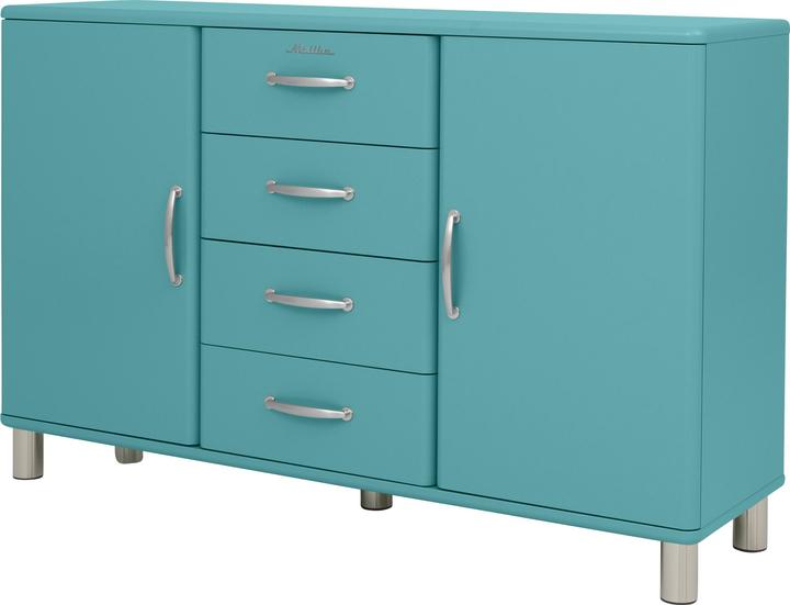 Produktbild tenzo Malibu Anrichte Metall/Holzwerkstoff 146x41x92 cm (146 x 41 x 92 cm)