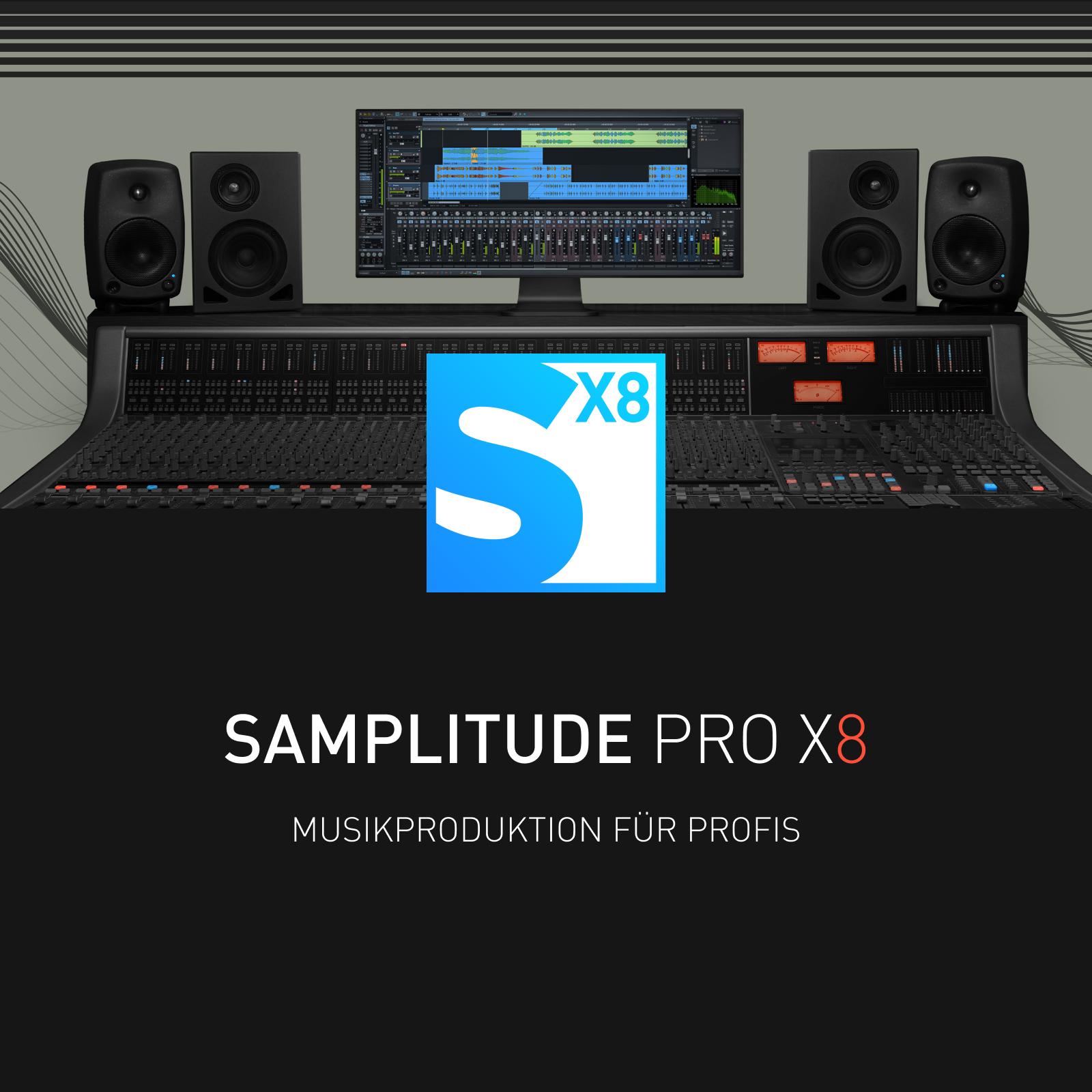 Magix SAMPLITUDE Pro X8 Download Code für Windows