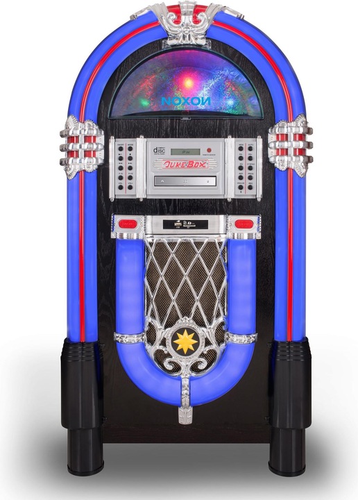 Actual product image Noxon Music System Jukebox 1 Multicolor/Black/Silver (DAB+, FM, Bluetooth)