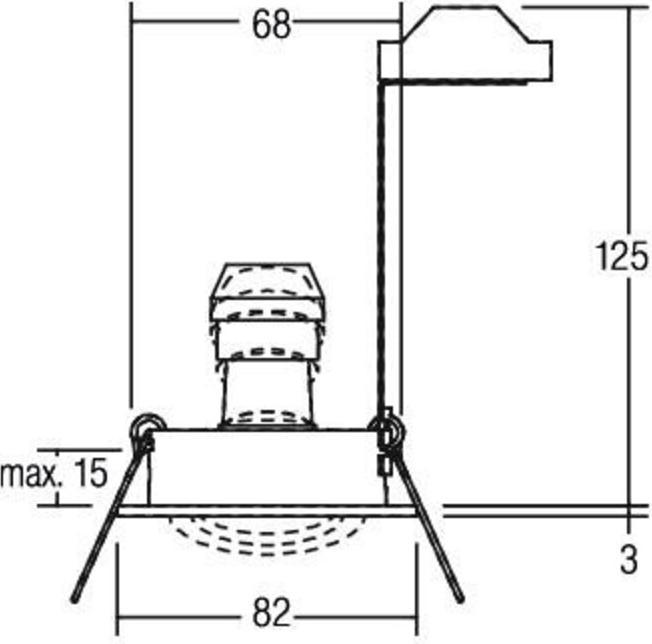 Produktbild Brumberg HV-Einbaustrahler (GU10)
