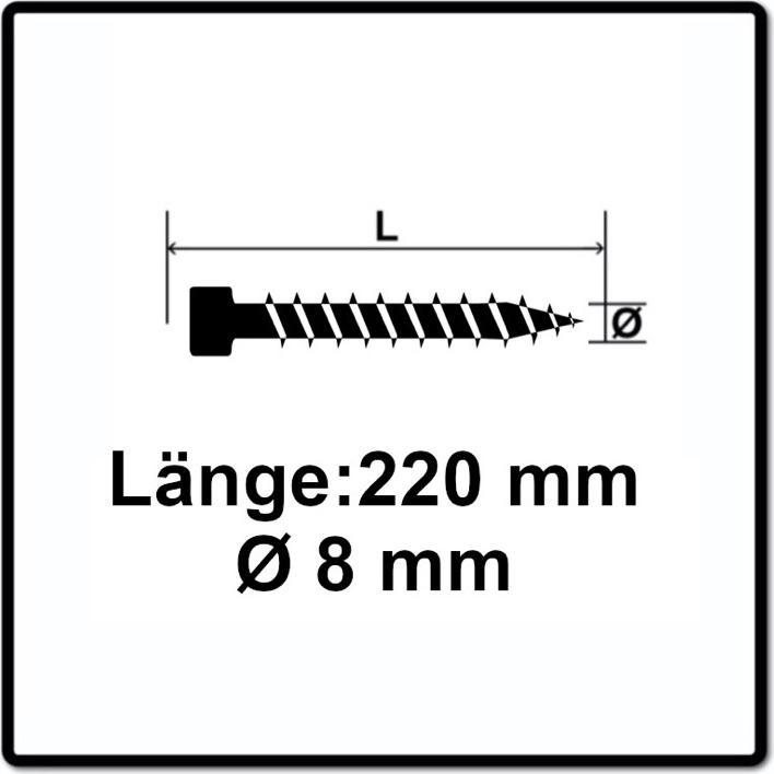 Produktbild Spax Zylinderkopf T-Star Plus T40 Vollgewinde Cut Wirox (1 Schrauben pro Stück)