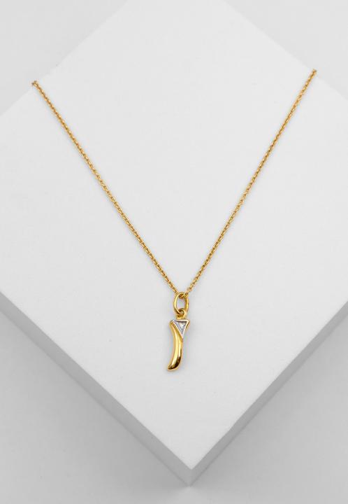 Image du produit Muau Lettre (750, Or jaune 18 carats, Or blanc)