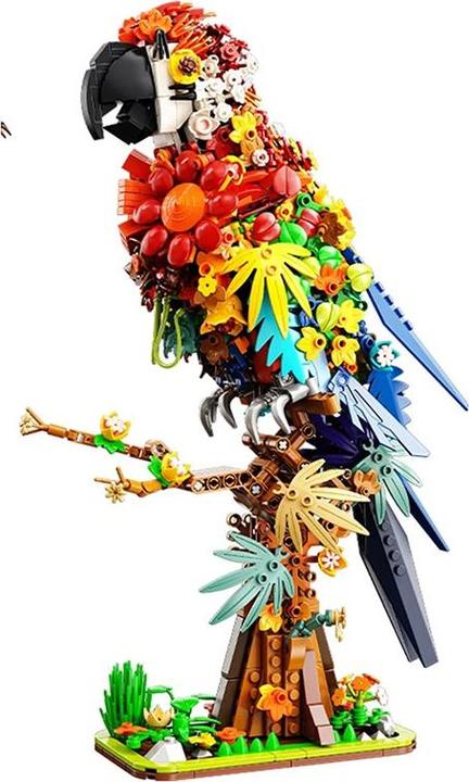 Baka Bunter Papageien-Baukasten mit 1100 Teilen