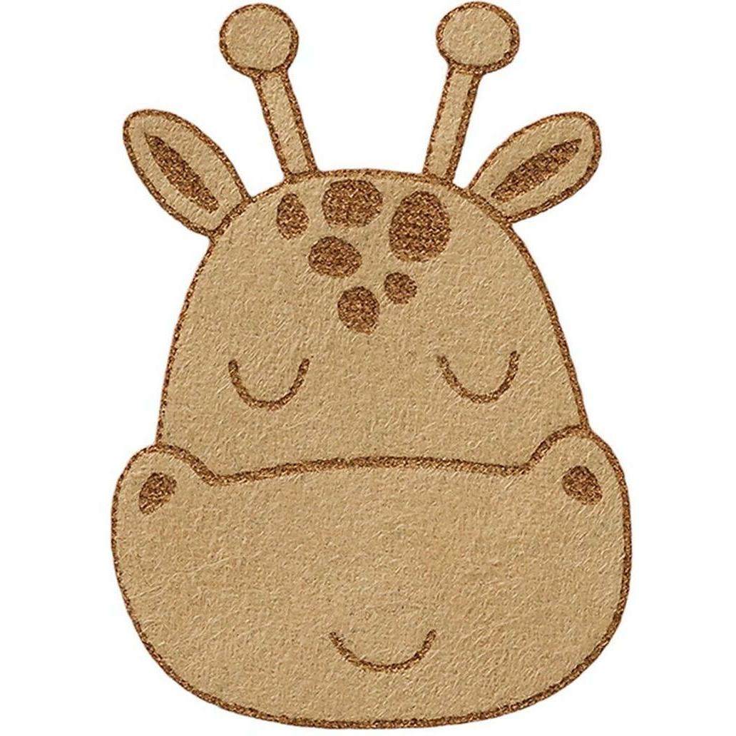 Mono Quick Giraffenkopf, Applikationen, Beige