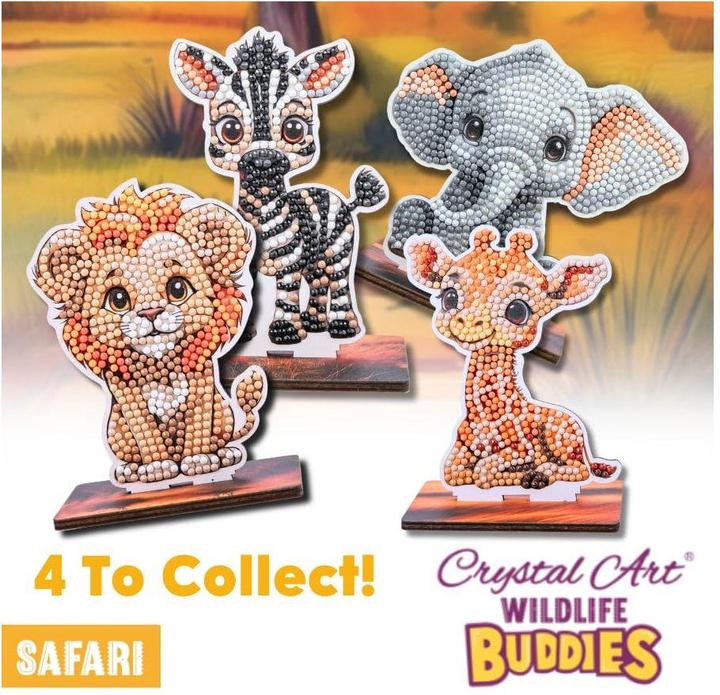 Produktbild Craft Buddy Safari Löwe, Crystal Art Buddy, ca. 11x8cm
