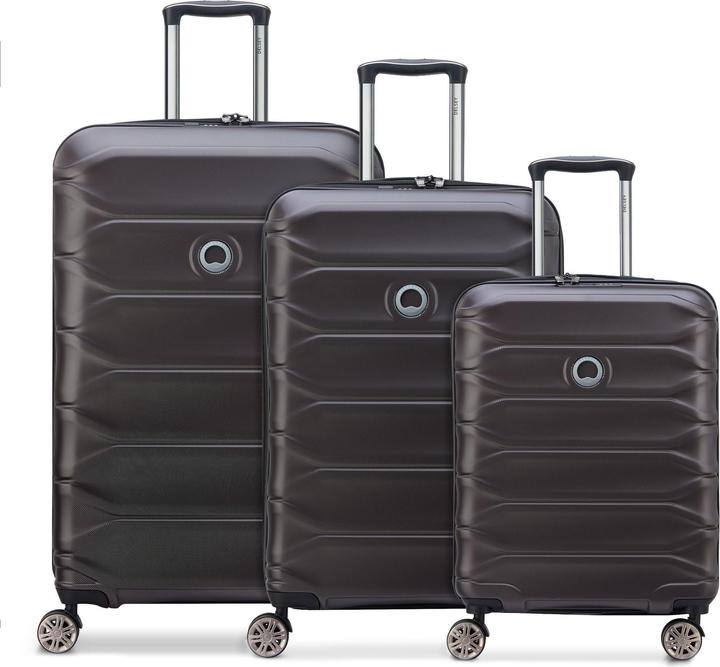 Produktbild Delsey Meteor 4 Rollen Kofferset 3-teilig mit Dehnfalte (221 l, XL (ab 115l))