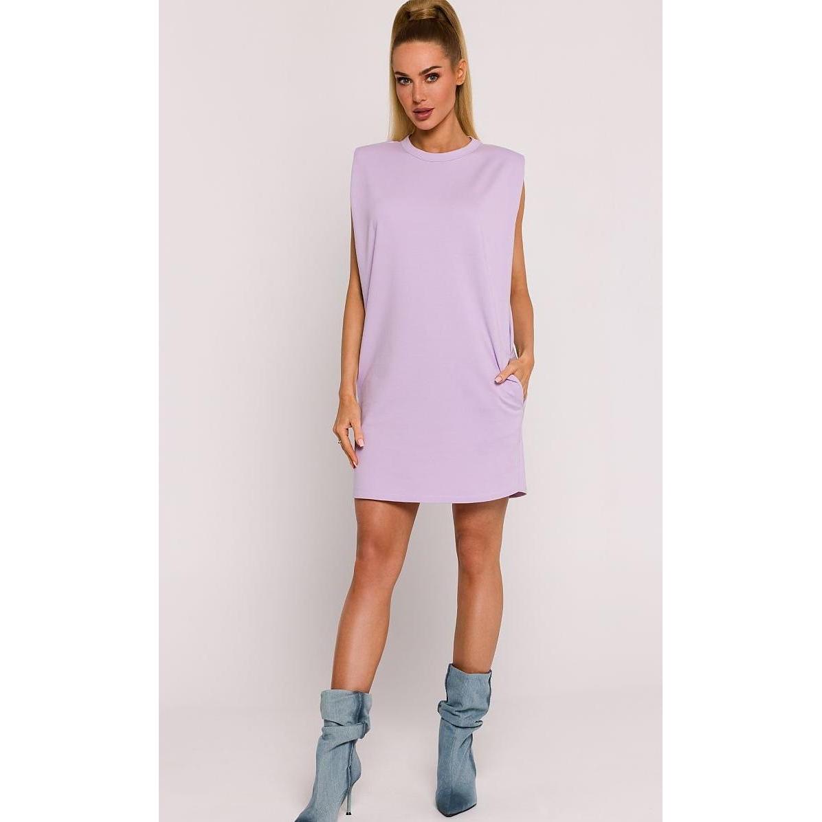 Made of Emotion, Damen, Kleider, Alltagskleid, Violett, (XL)