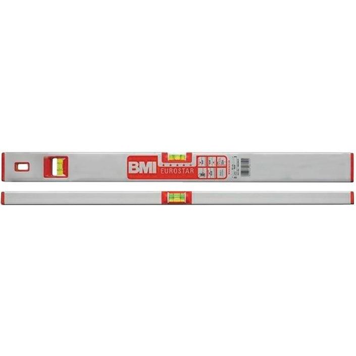 BMI, Wasserwaage, Wasserwaage EUROSTAR 690 E 200 cm Aluminium silber ± 0,5mm/m (200 cm)