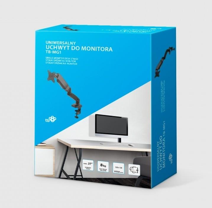 Actual product image Lenovo Uchwyt biurkowy na monitor do 27" (-MG1) (27", 8 kg)