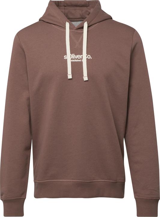 Produktbild s.Oliver Sweatshirt Kapuzenpullover aus Baumwollmix mit Logo-Print (S)