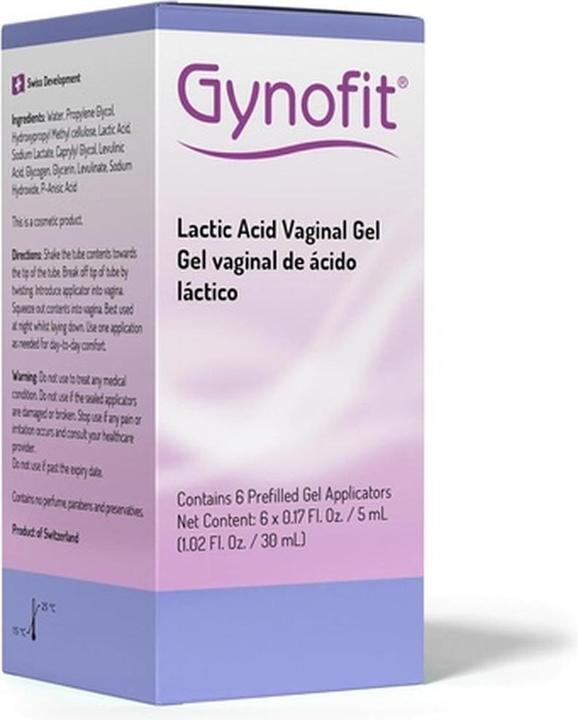 Actual product image Gynofit Lactic acid vaginal gel (5 ml, Intimate gel)