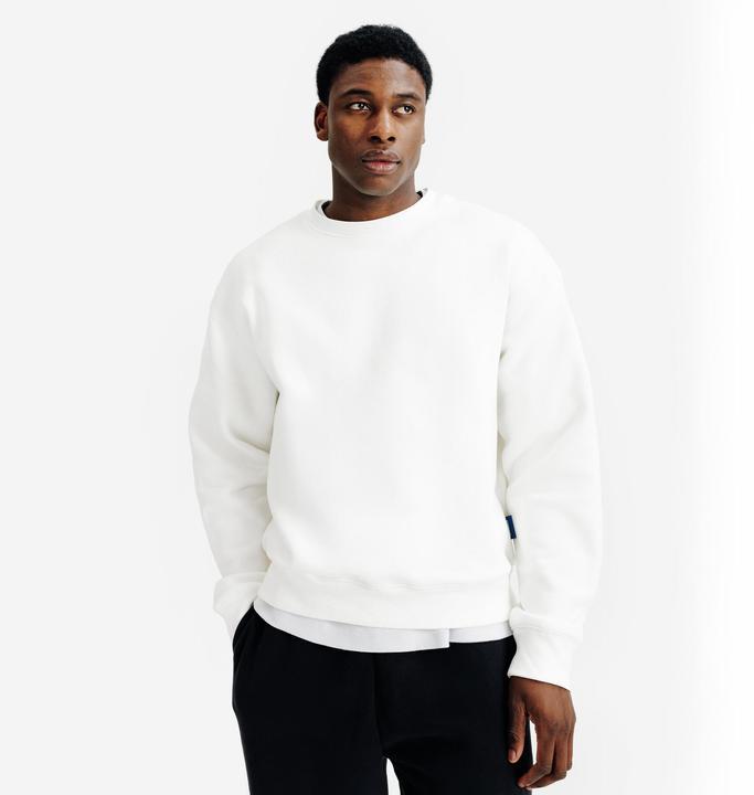 Produktbild Decathlon Sweatshirt Herren Oversized Rundhals - weiss (XS)