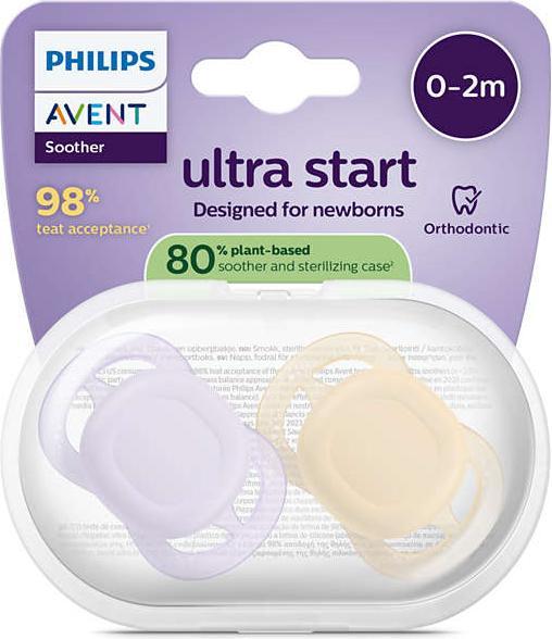 Actual product image Philips Avent Pacifier SCF075/11 ultra start (2x, 0 - 6 Months)