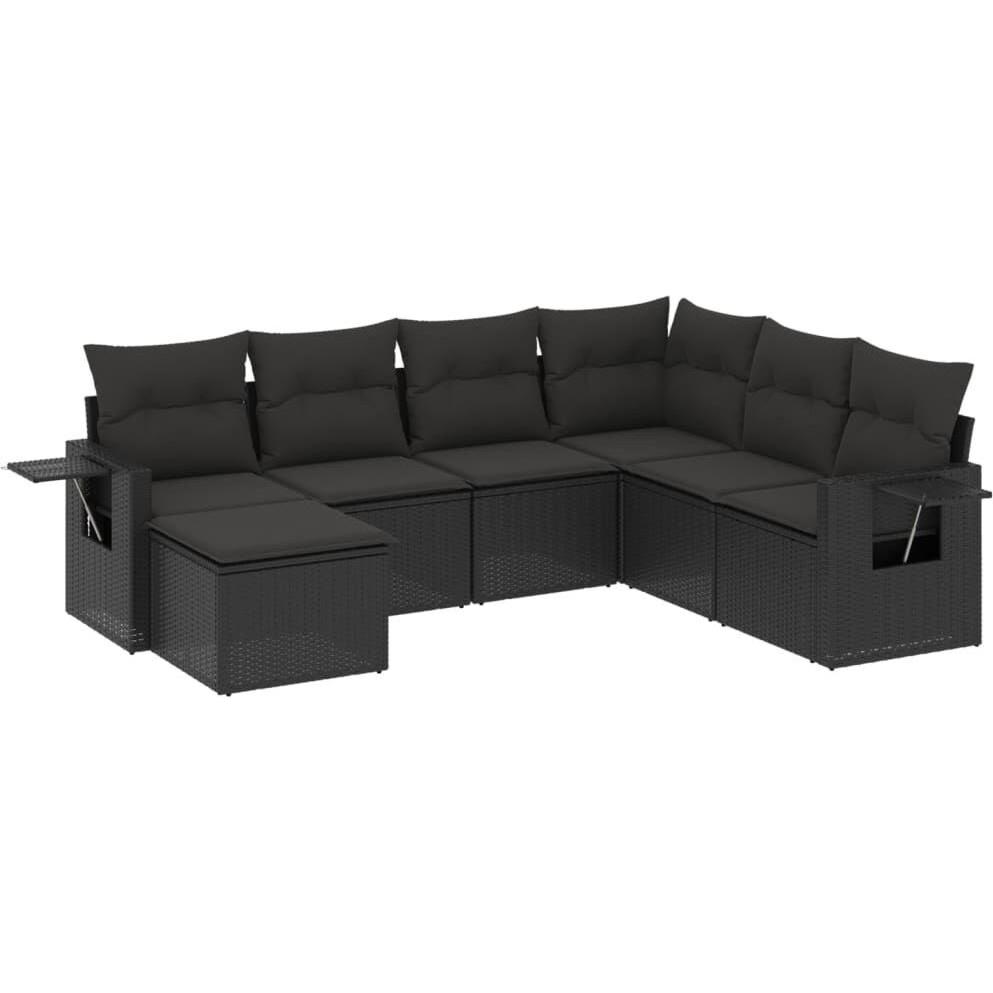 VidaXL, Gartenlounge, 10-tlg. Garten-Lounge-Set mit Kissen