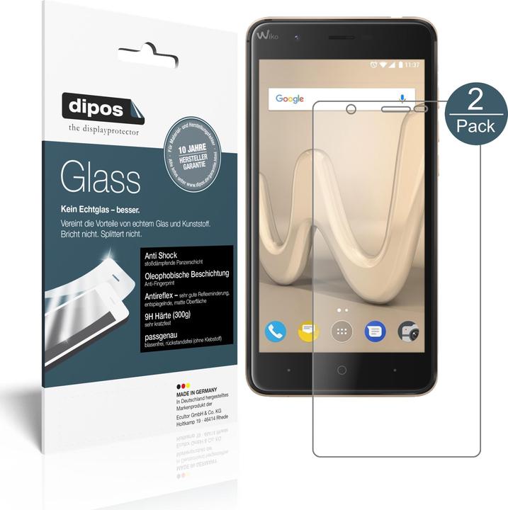 2x Pellicola per BQ Aquaris X Pro Protettiva Protezione opaco Flessibile 9H