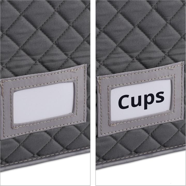 Produktbild Relaxdays 6-tlg. Geschirraufbewahrungsbox-Set (41 cm, 33.83 l, 6x)