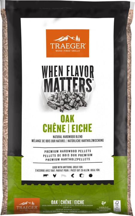 Traeger Pellet di quercia (9 kg)