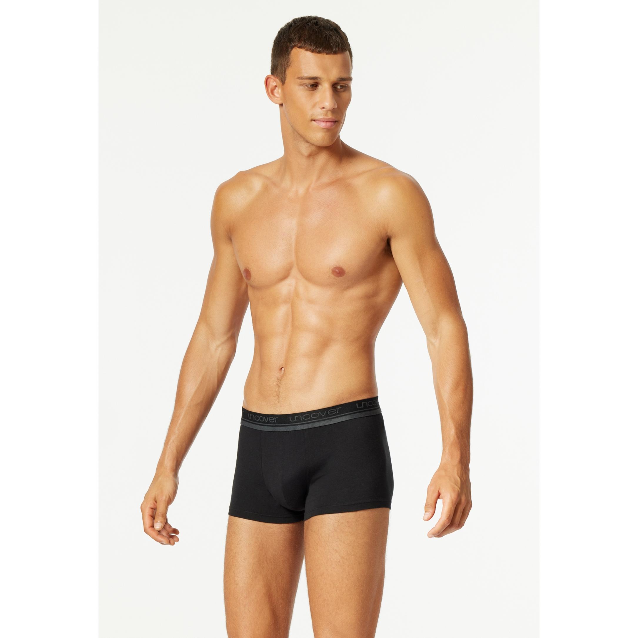 Thumbnail - Uncover by Schiesser, Herren, Unterhosen, Boxershort Casual Figurbetont, Schwarz, (3XL, 3er Pack)