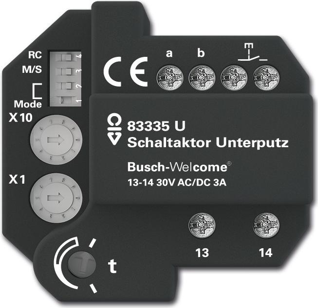 Actual product image Busch-Jaeger Switch bus intercom add-on Welcome LAN F
