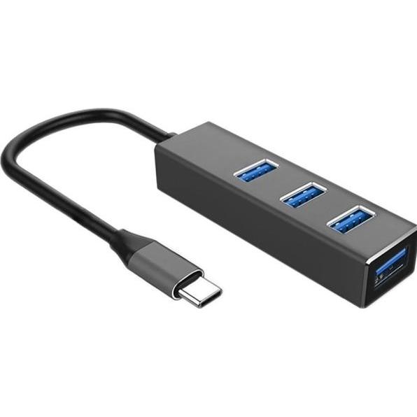 Art HUB USB-C male/4x USB 3.0 female (USB-C, 4 Ports), Dockingstation + USB Hub