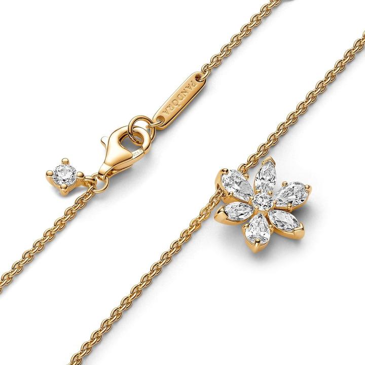 Image du produit Pandora Anhänger Timeless Funkelnde Herbarium Cluster (Argent sterling avec alliage métallique doré)