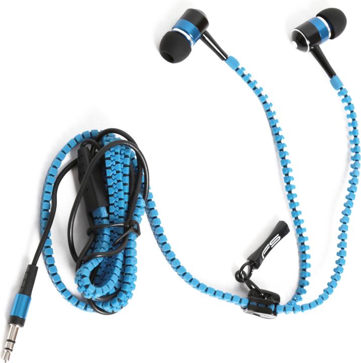 Actual product image Omega Platinet FH2111 Headphones In-ear connector Blue (Cable)
