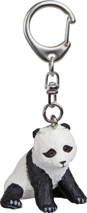 Actual product image Papo Keychain panda cub sitting