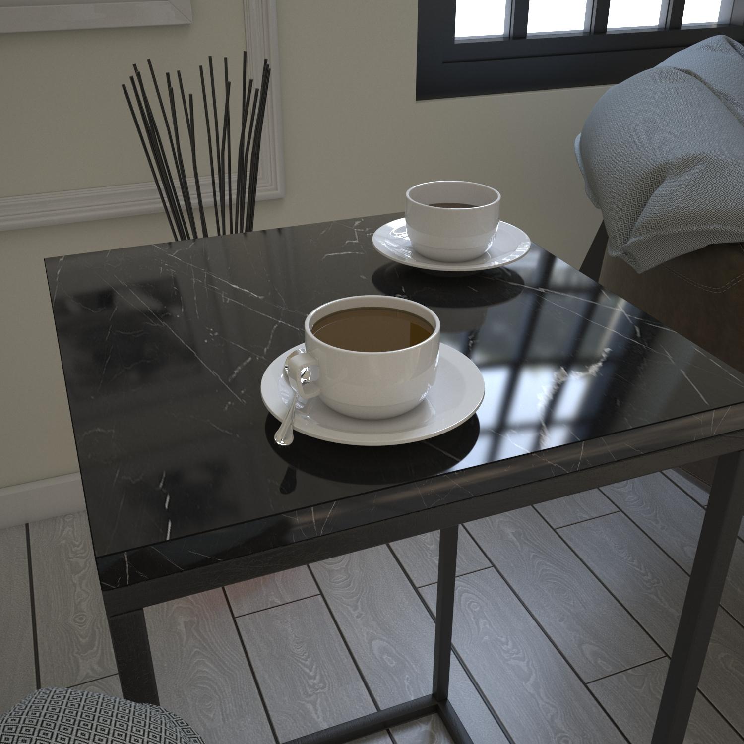 Thumbnail - Hanah Home, Couchtisch + Beistelltisch, Izaiah (35 x 62 x 35 cm)