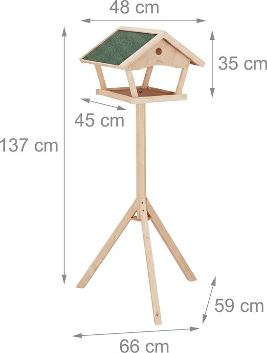 Produktbild Relaxdays Vogelfutterhaus