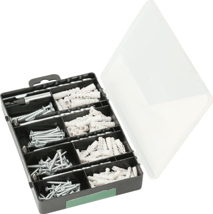 Actual product image Bosch Zubehör Fastening set 173 pieces, drill bits, dowels, screws, bits in sorting box (173 Screws per piece)
