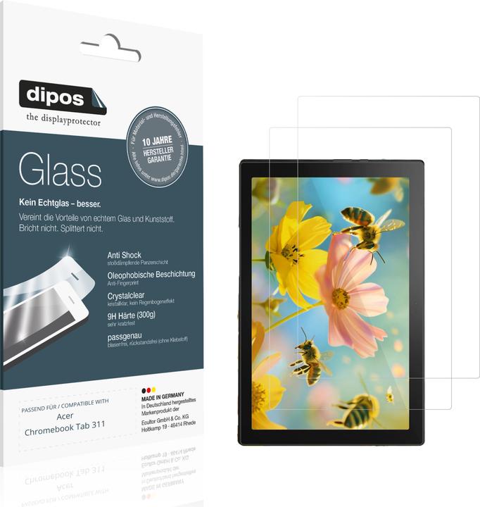 Actual product image Dipos Anti-Shock Screen Protector Clear (Acer Chromebook Tab 311)