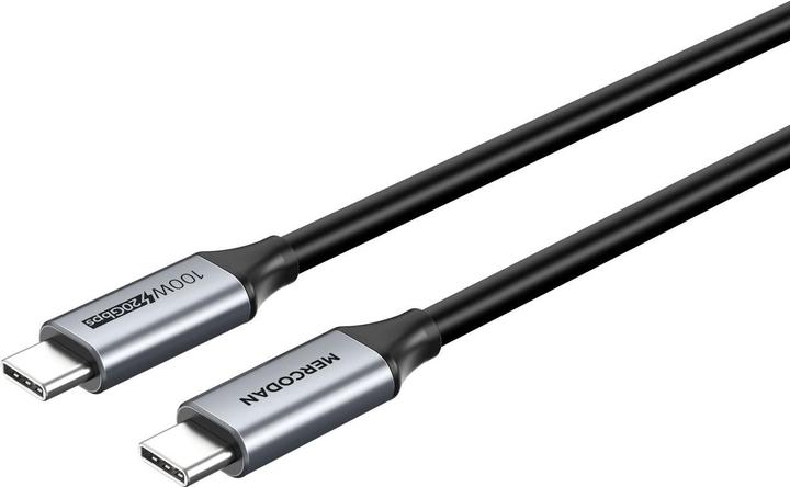 Produktbild Mercodan USB-C kabel 1,0m, USB 3.2 Gen (1 m, USB 3.2)