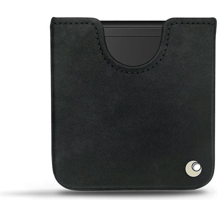 Noreve Lederschutzhülle (Samsung Galaxy Z Flip), Smartphone Hülle, Schwarz