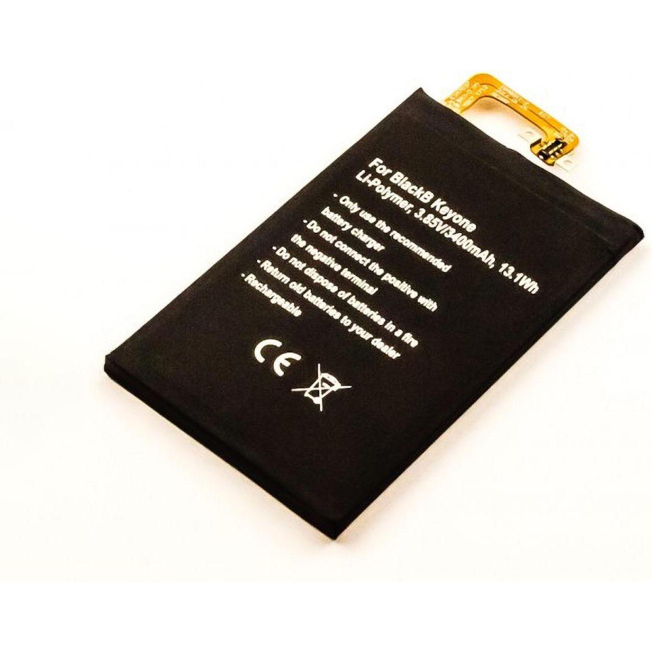 CoreParts Battery for BlackBerry Mobile (Akku, BlackBerry), Mobilgerät Ersatzteile, Schwarz
