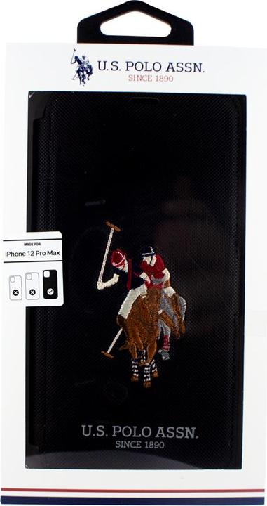 Actual product image U.S. Polo US Polo USFLBKP12LPUGFLBK iPhone 12 Pro Max 6.7 inches black (Apple iPhone 12 Pro Max)