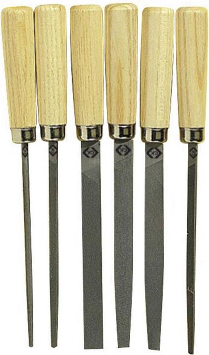 Produktbild C.K Magma Schlüsselfeilensatz 6tlg. T012 (Hieb 1, Hieb 2, 100 mm)