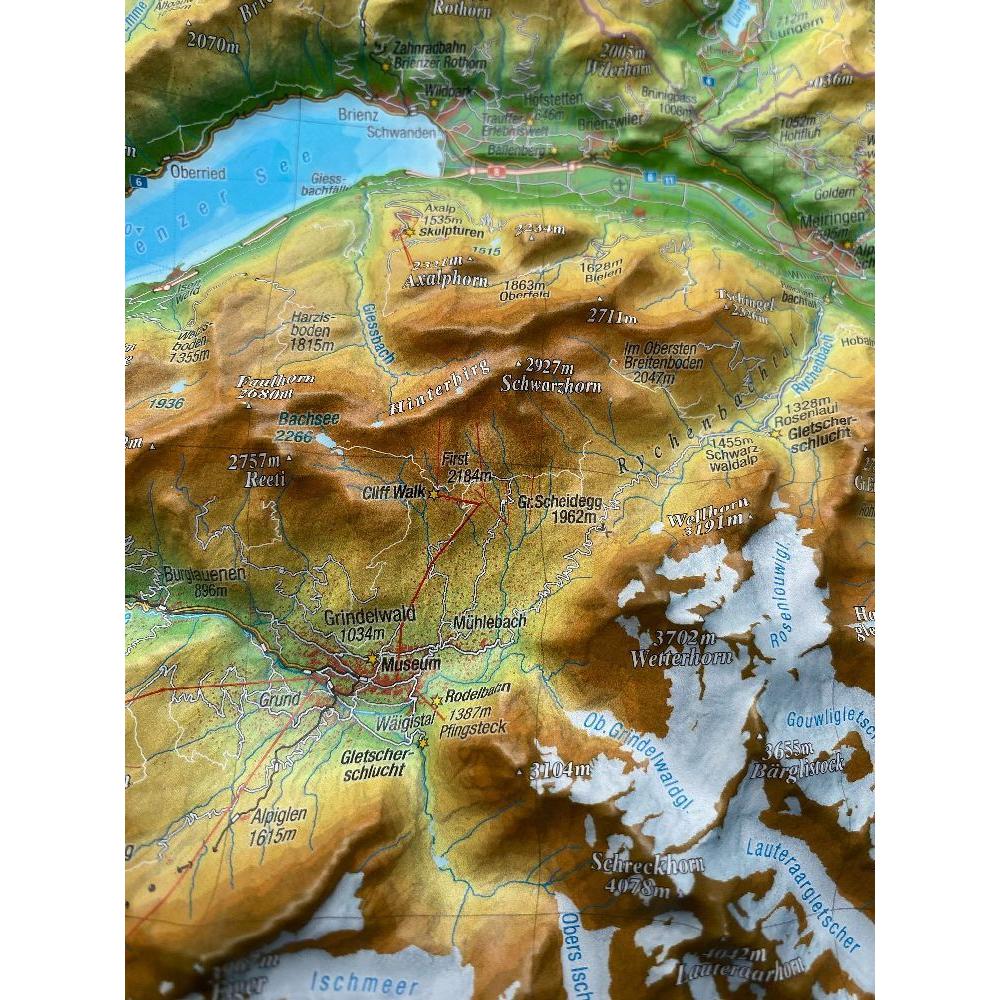 Thumbnail - Markgraf:Berner Oberland, Reliefkarte k, Landkarte