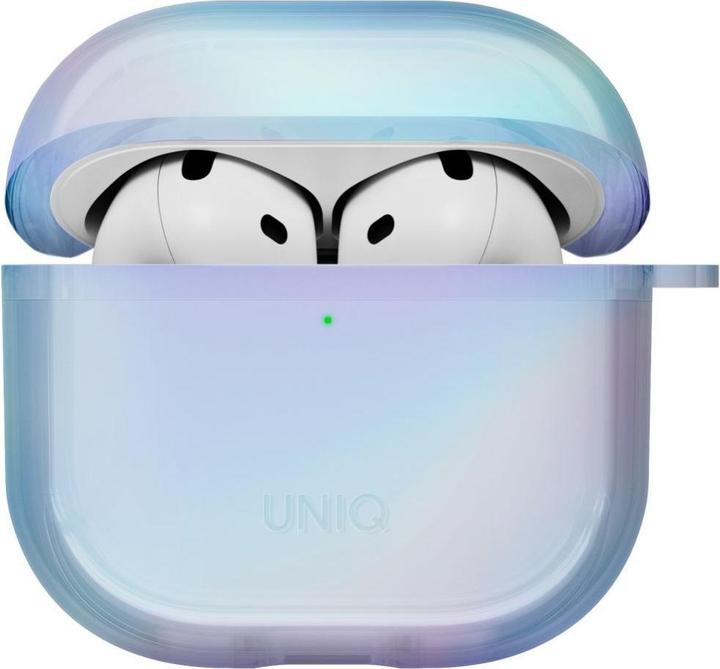 Productafbeelding Uniq Case Iridescia for AirPods 4 Hang Case blue (Hoofdtelefoon hoes)
